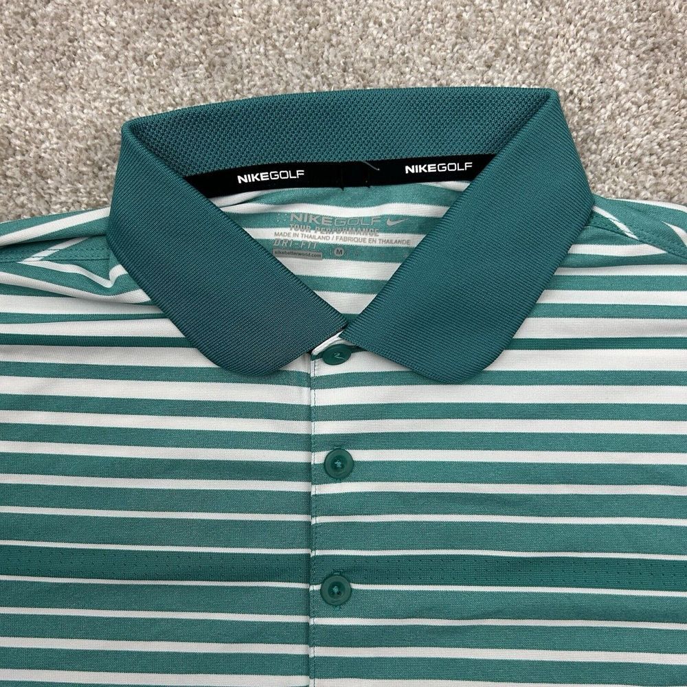 Nike Men's Size Medium Tour‎ Performance Dri Fit Short Sleeve Golf Polo Shirt